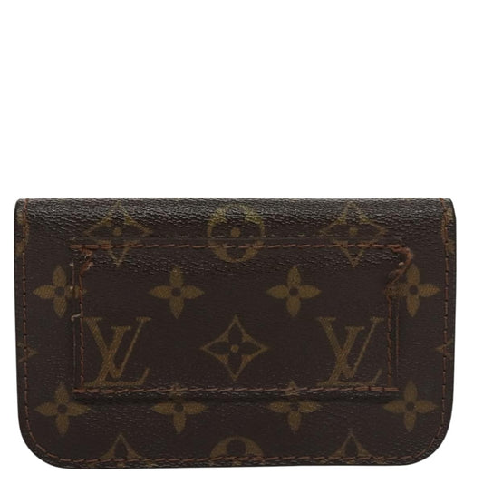 Louis Vuitton Ceinture Pochette Solo Belt Bag Monogram Canvas, BROWN, CANVAS, Clutche & pouche