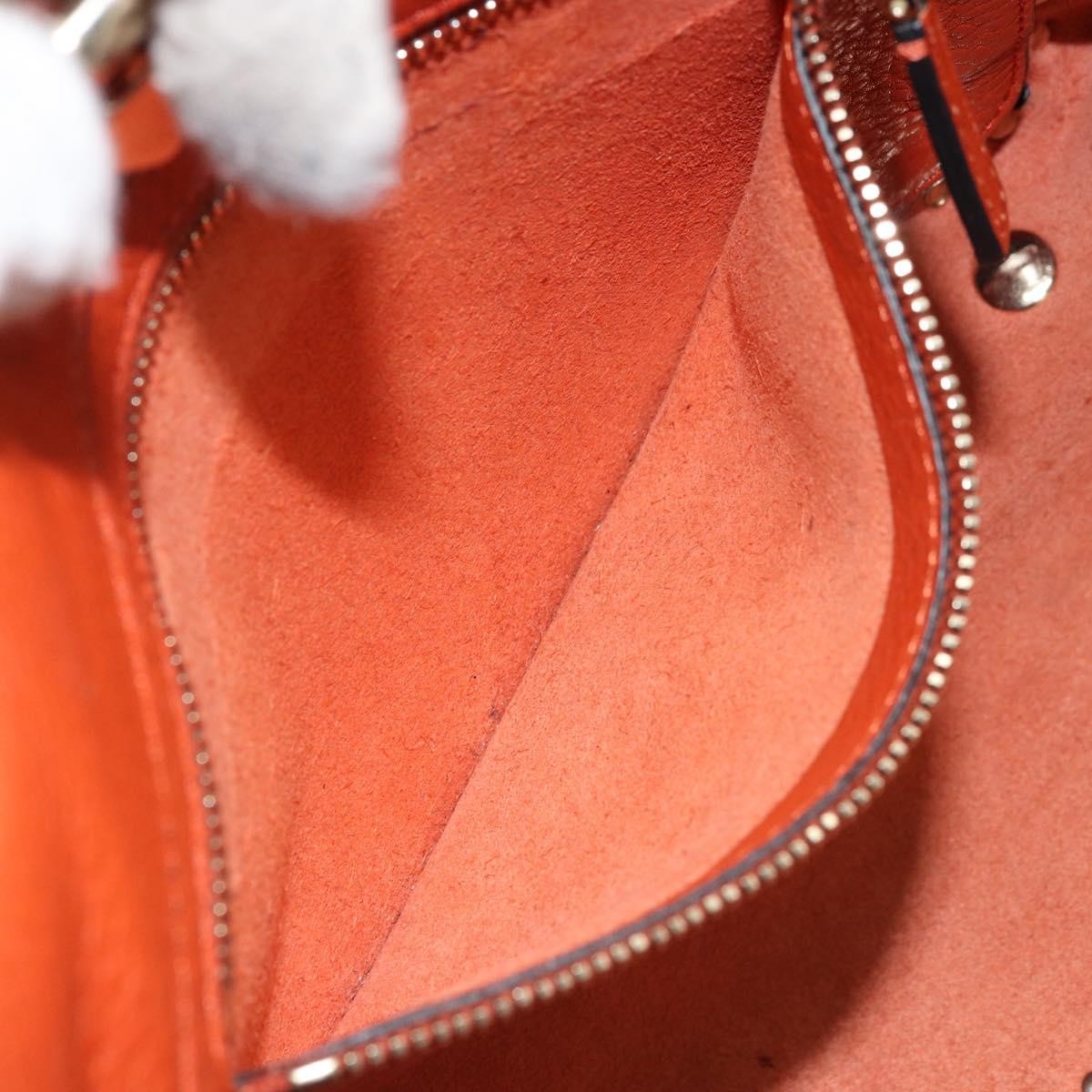 Valentino Garavani Rockstud Tote Soft Leather, ORANGE, LEATHER, Tote bag