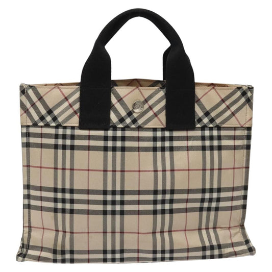 Burberry Blue Label Tote Bag Nylon, SILVER, NYLON, Tote bag