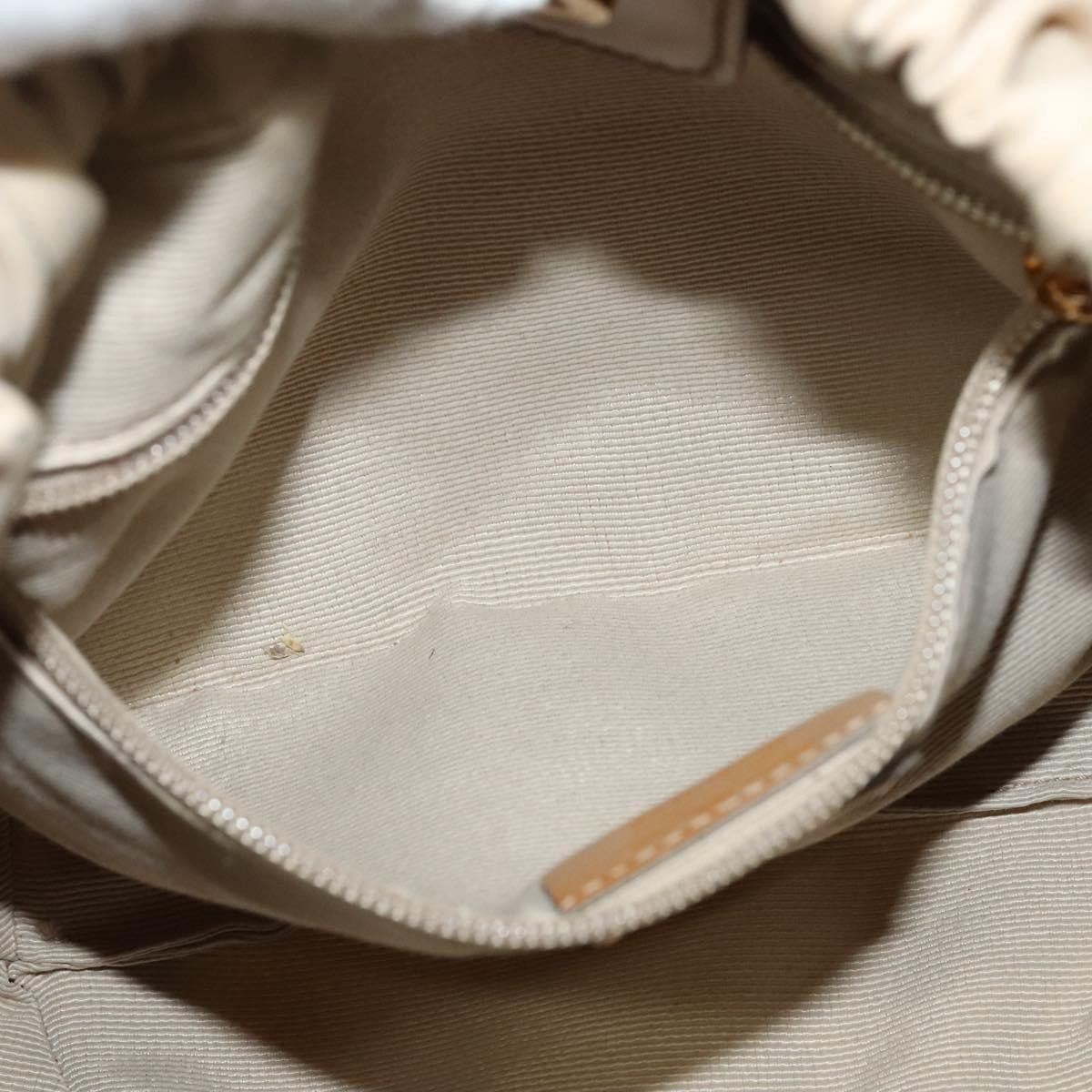 Salvatore Ferragamo Vala Handbag Nylon, BEIGE, NYLON, Handbag