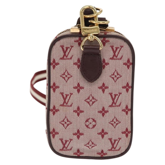 Louis Vuitton Camera Bag Mini Lin, RED, CANVAS, Clutche & pouche