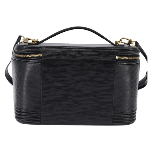 Louis Vuitton Nice Vanity Case Epi Leather, BLACK, LEATHER, Toiletry Case