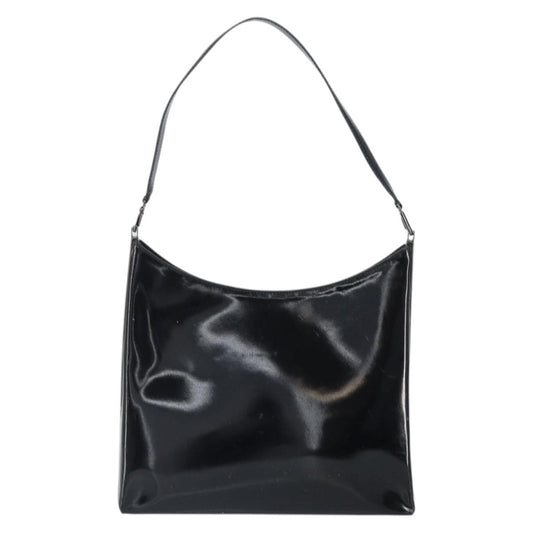 Salvatore Ferragamo Vintage Shoulder Bag Patent leather, BLACK, PATENT_LEATHER, Shoulder bag