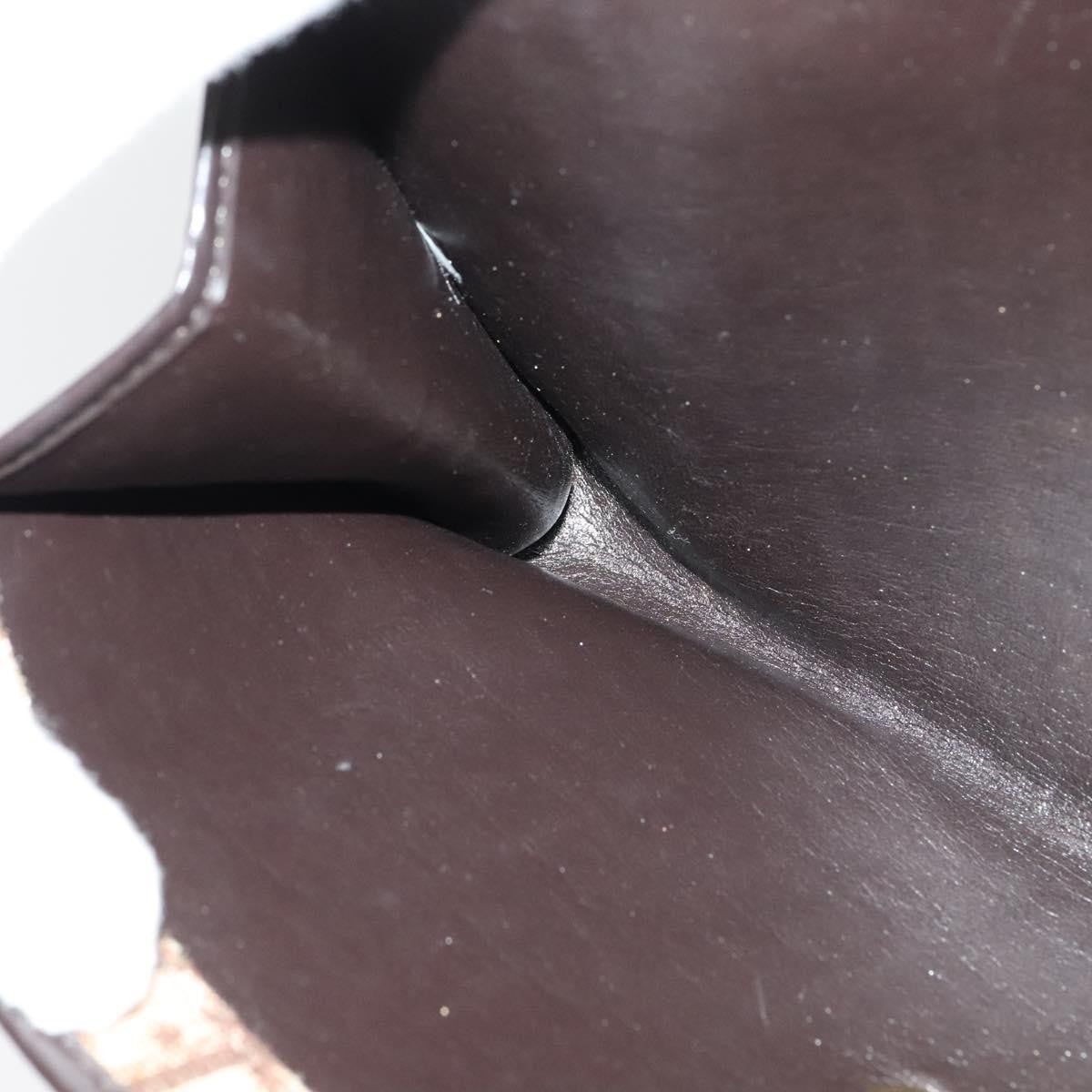 Christian Dior Vintage Flap Crossbody Bag Canvas, BROWN, CANVAS, Shoulder bag