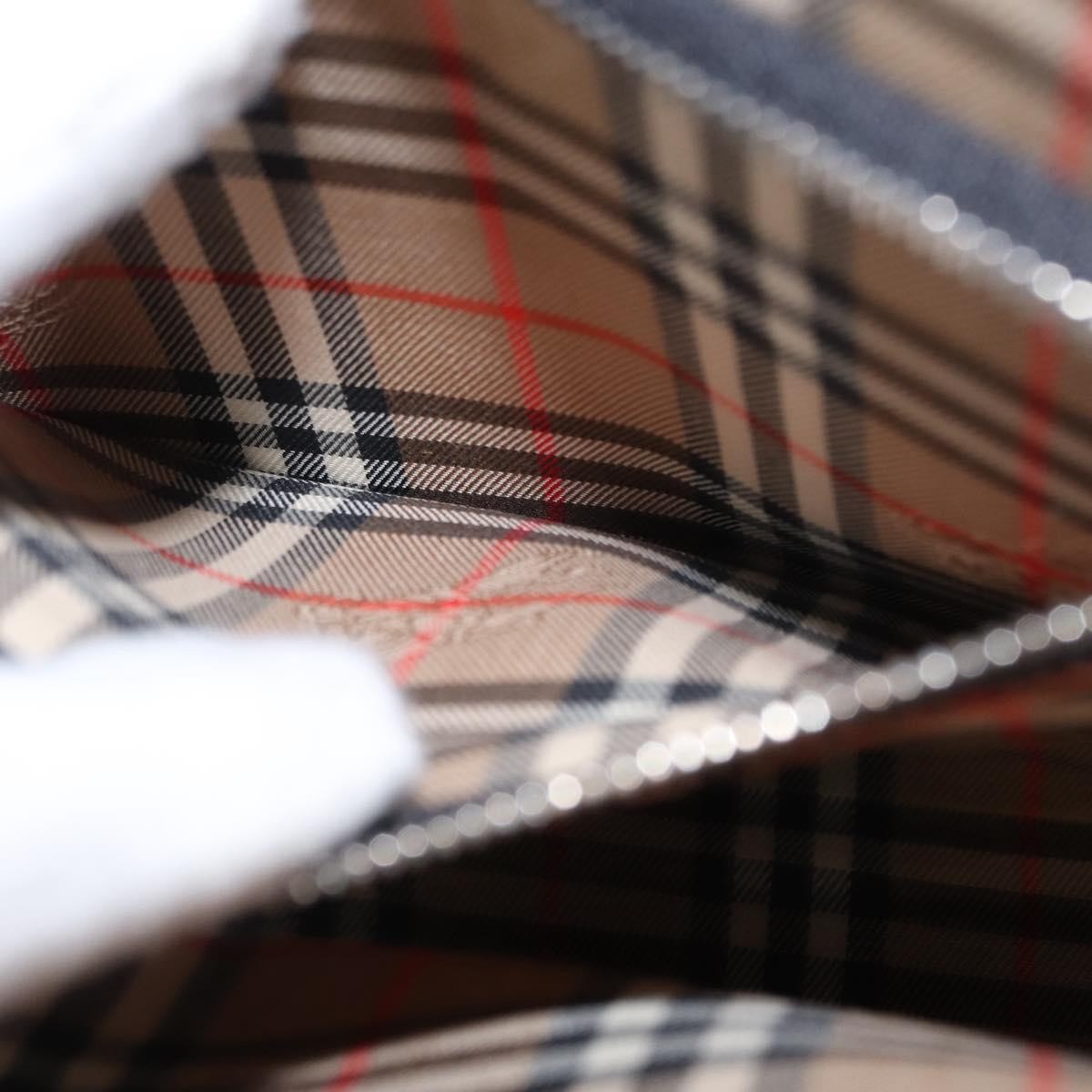 Burberry Zip Clutch Leather, BLACK, LEATHER, Clutche & pouche