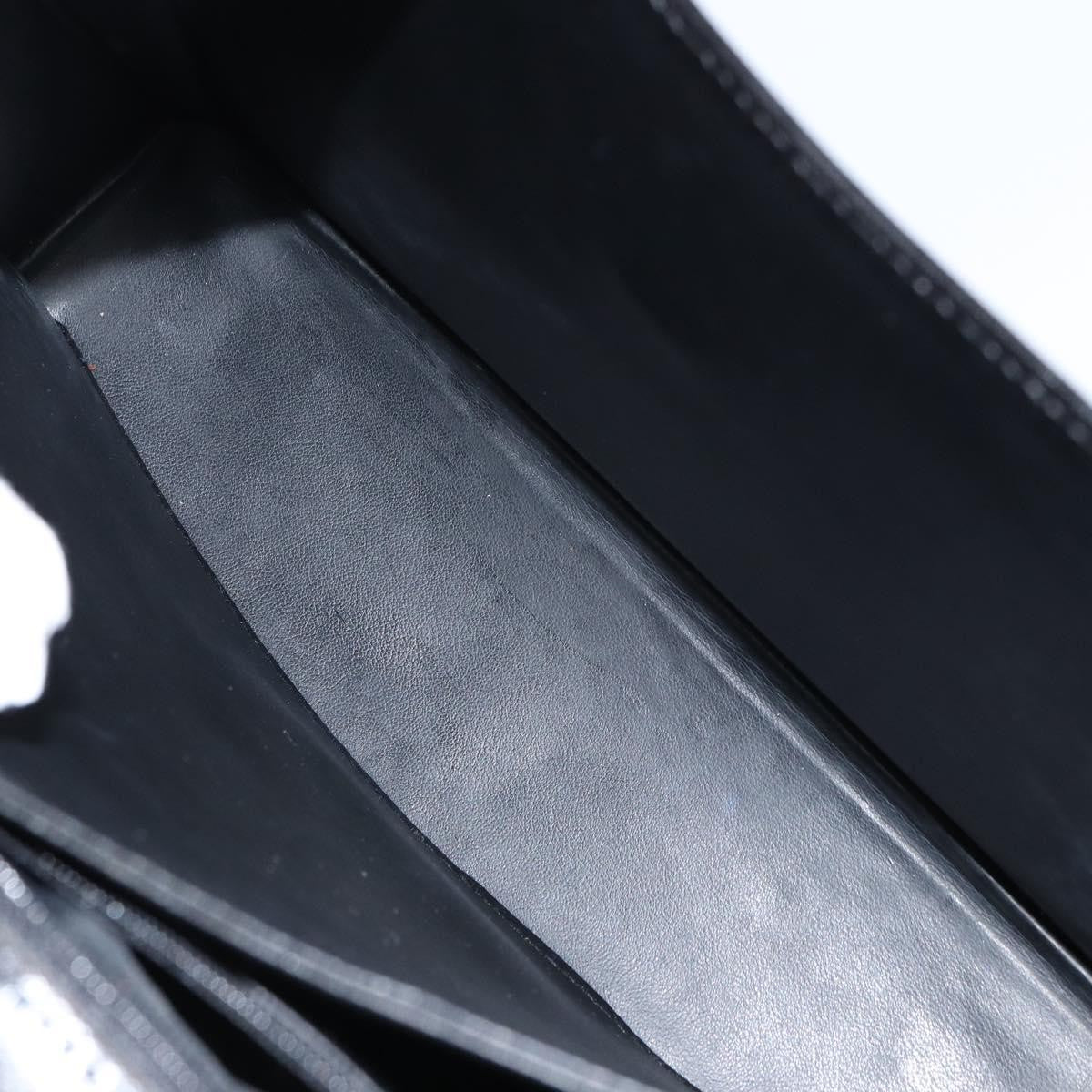 Bally Vintage Handbag Leather, BLACK, LEATHER, Handbag