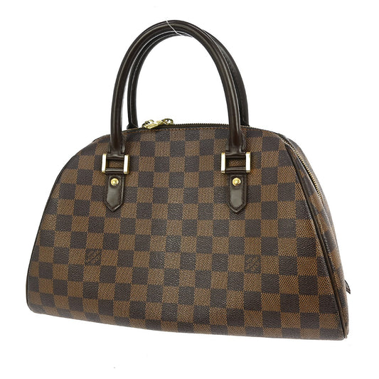 Louis Vuitton Ribera Handbag Damier, BROWN, CANVAS, Handbag