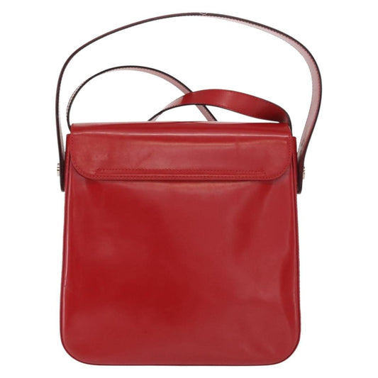 Salvatore Ferragamo Vala Handbag Leather, RED, LEATHER, Handbag
