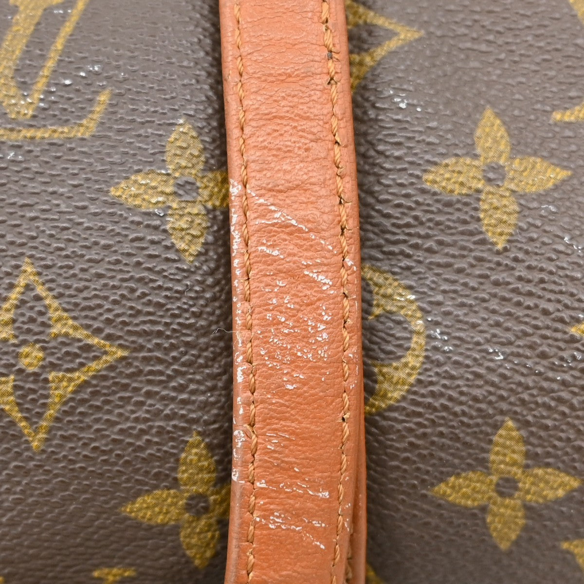 Louis Vuitton Papillon Handbag Monogram Canvas, Brown, Canvas, Handbag