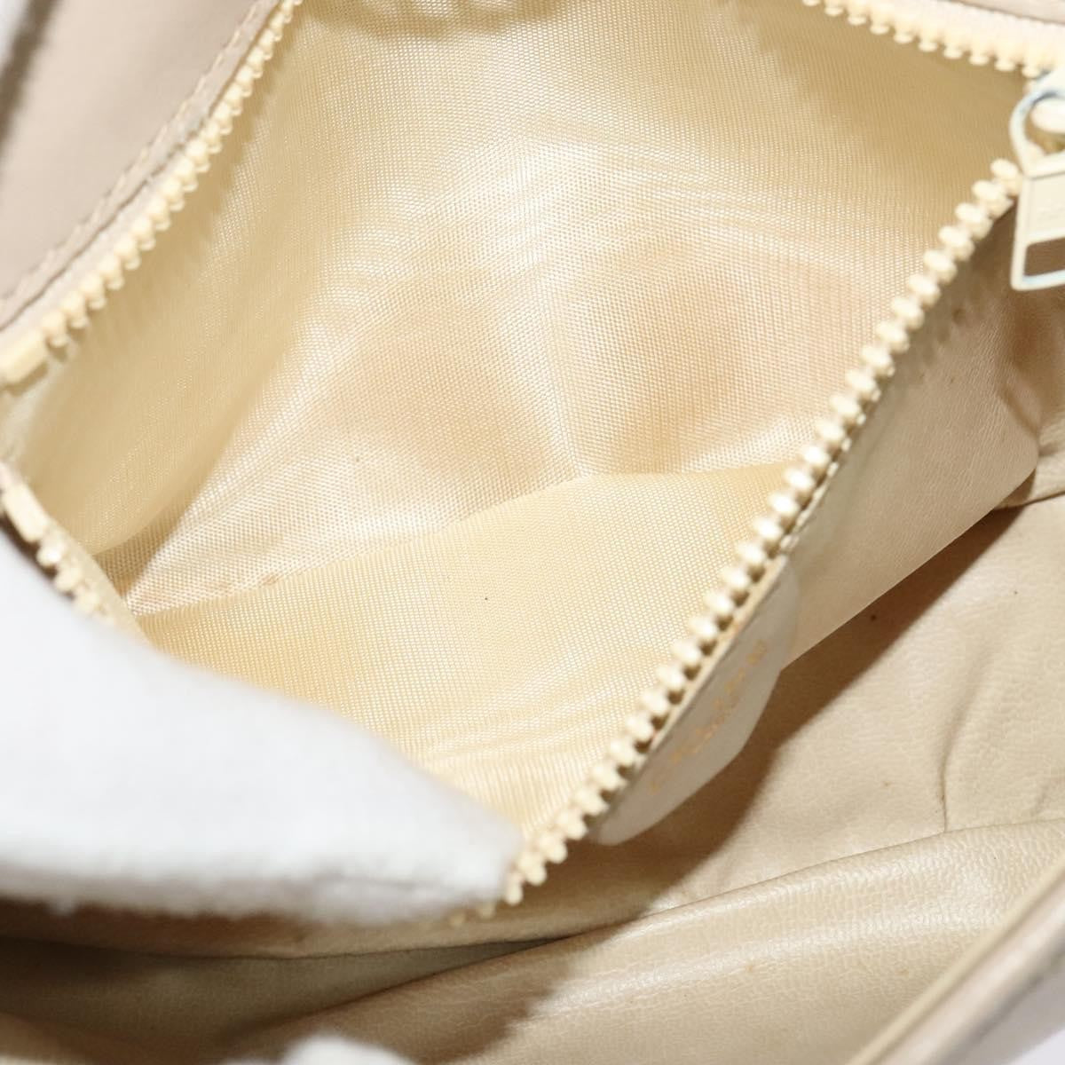 Celine Shoulder Bag Leather, BEIGE, LEATHER, Shoulder bag