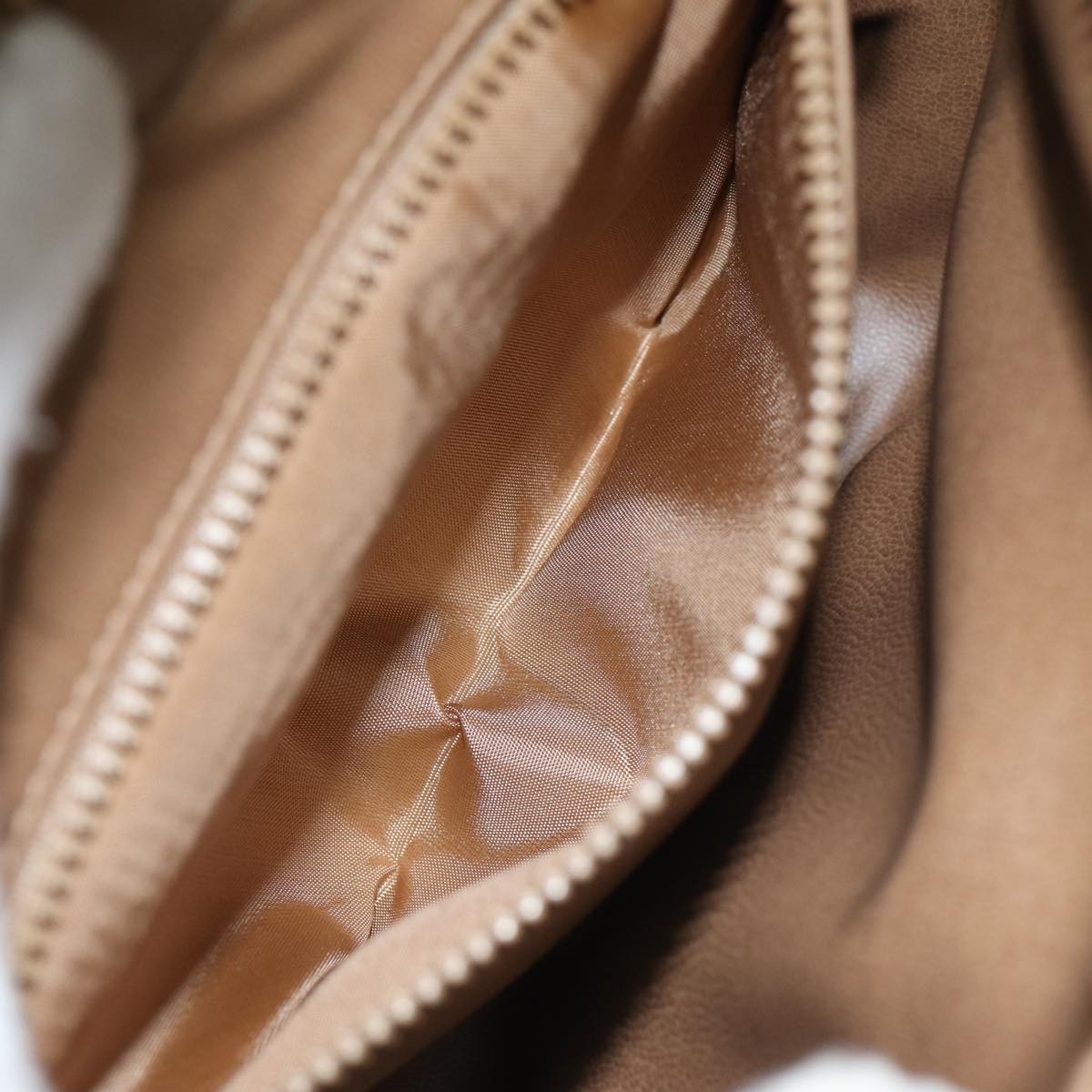 Celine Macadam Shoulder Bag PVC Leather, BEIGE, CANVAS, Shoulder bag