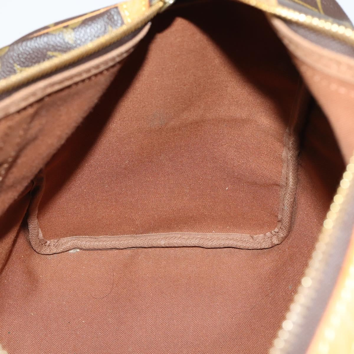 Louis Vuitton Sac Souple Handbag Monogram Canvas, BROWN, CANVAS, Travel bag