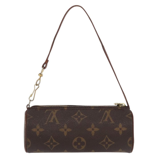 Louis Vuitton Papillon Pochette Monogram Canvas, BROWN, CANVAS, Clutche & pouche
