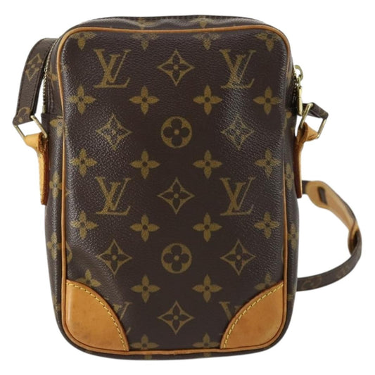 Louis Vuitton Danube Handbag Monogram Canvas, BROWN, CANVAS, Shoulder bag
