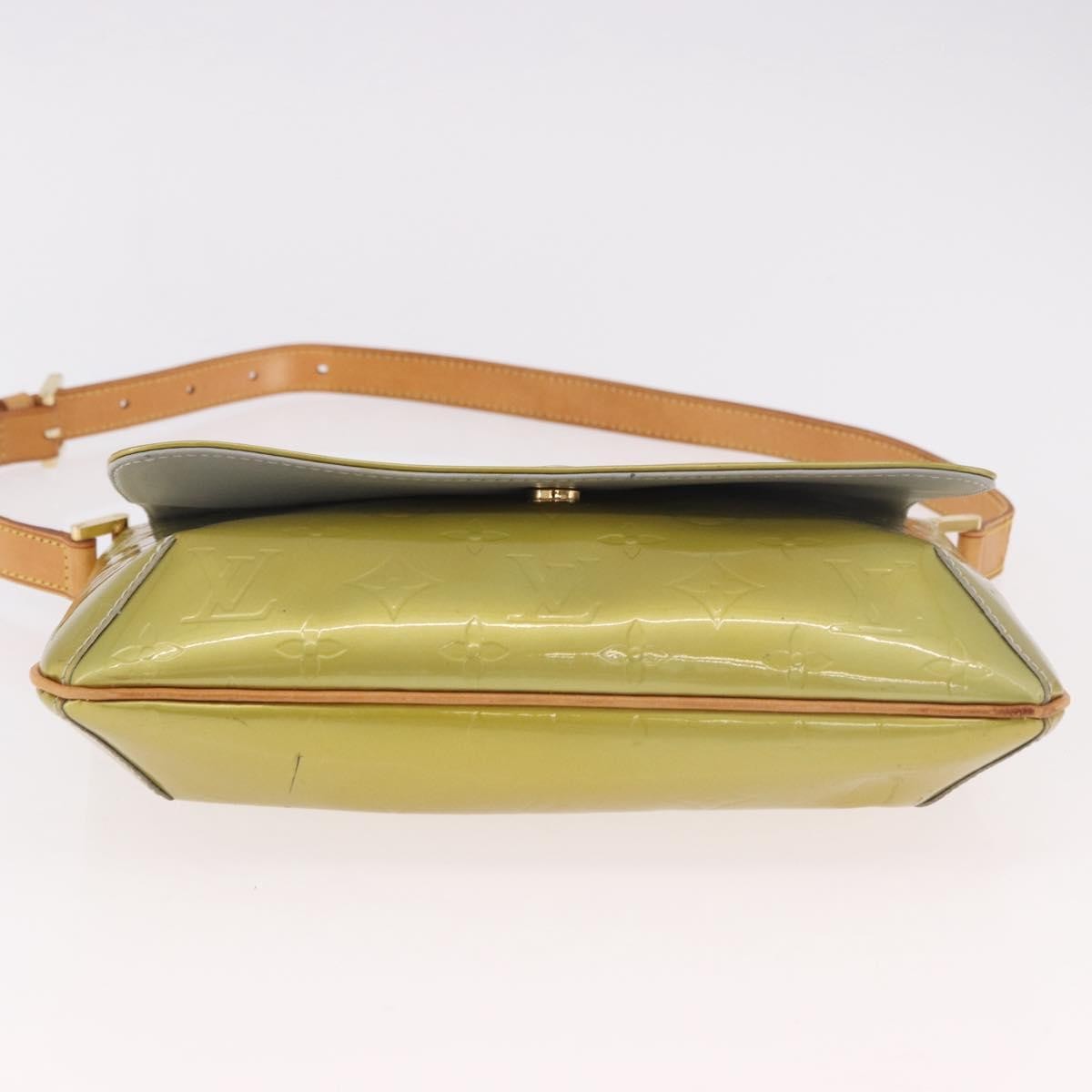 Louis Vuitton Thompson Street Handbag Monogram Vernis, Gray, Patent Leather, Shoulder Bag