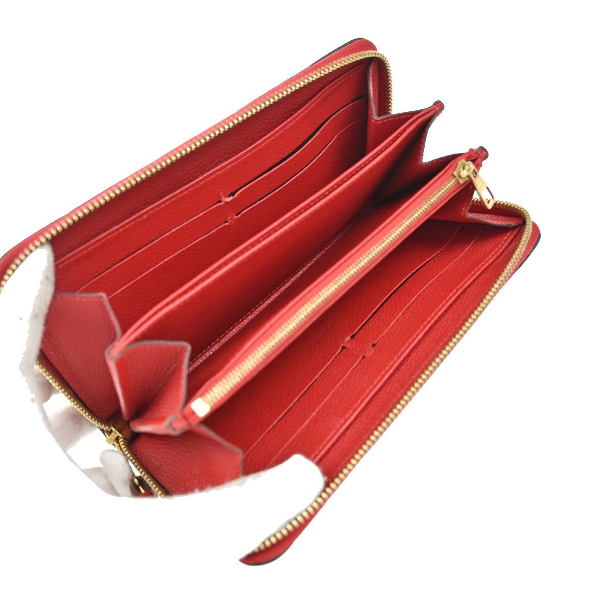 Louis Vuitton Portefeuille zippy Monogramme Empreinte Monogramme Empreinte, RED, LEATHER, Wallets