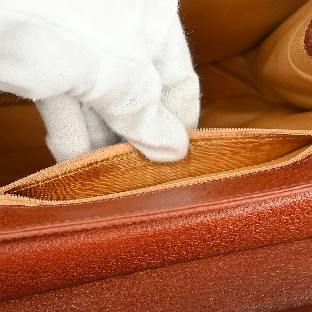 Gucci Lady Lock Bamboo Top Handle Bag Leather, BROWN, LEATHER, Handbag