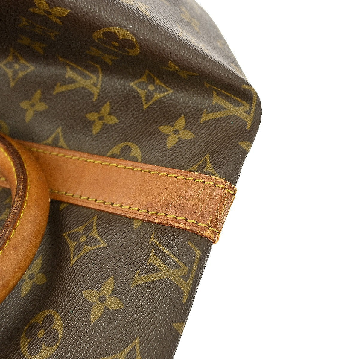 Louis Vuitton Keepall Bag Monogram Canvas, BROWN, CANVAS, Travel bag