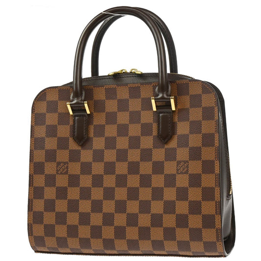 Louis Vuitton Triana Bag Damier, Brown, Canvas, Handbag
