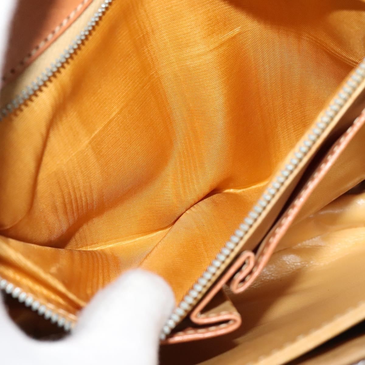 Celine Vintage Macadam Shoulder Bag Canvas and Leather, BROWN, CANVAS, Shoulder bag