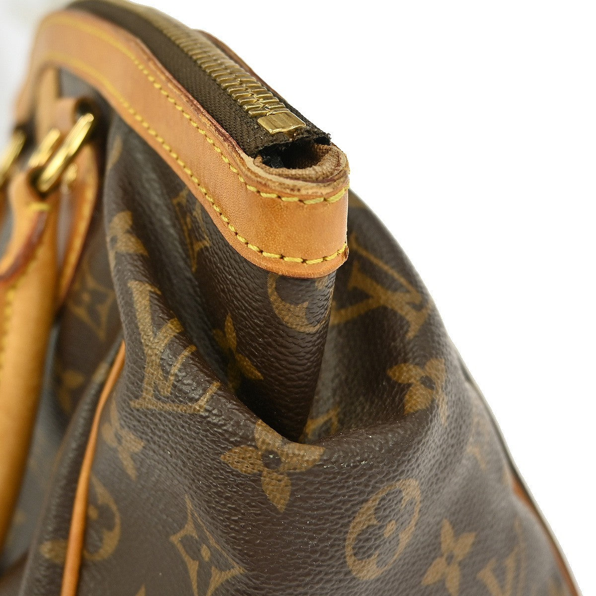 Louis Vuitton Tivoli Handbag Monogram Canvas, BROWN, CANVAS, Handbag