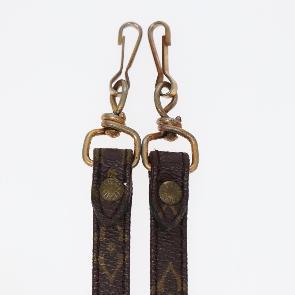 Louis Vuitton Bandouliere Monogram Canvas and Leather, BROWN, CANVAS, Straps