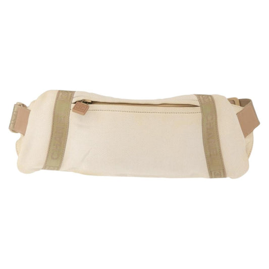 Chanel sports shoulder bag Coco mark, BEIGE, CANVAS, Shoulder bag