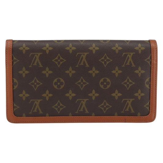 Louis Vuitton Dame Pochette Monogram Canvas, BROWN, CANVAS, Clutche & pouche
