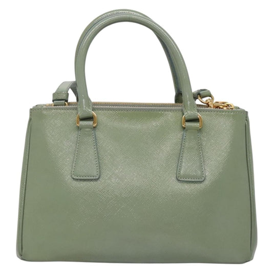 Prada Double Zip Lux Tote Saffiano Leather, GOLD, LEATHER, Handbag