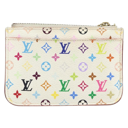 Louis Vuitton Pochette Cles Key Pouch Reverse Monogram Giant, MULTICOLOUR, CANVAS, Clutche & pouche