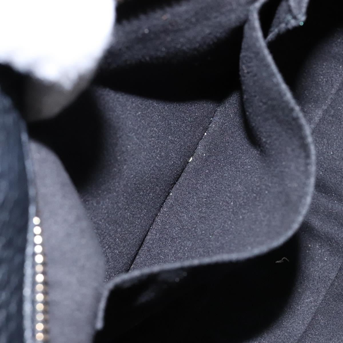 Salvatore Ferragamo Gancini handbag Leather, BLACK, LEATHER, Handbag