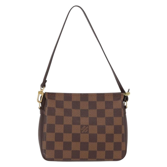 Louis Vuitton Trousse Make Up Bag Damier Canvas, Brown, Canvas, Clutch