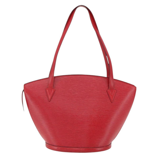 Louis Vuitton Saint Jacques Handbag Epi Leather, RED, LEATHER, Shoulder bag