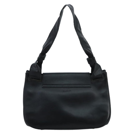 Gucci Vintage Shoulder Bag Leather, BLACK, LEATHER, Shoulder bag