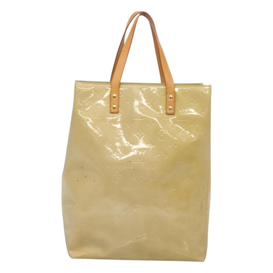 Louis Vuitton Reade Handbag Monogram Vernis, Beige, Patent Leather, Handbag