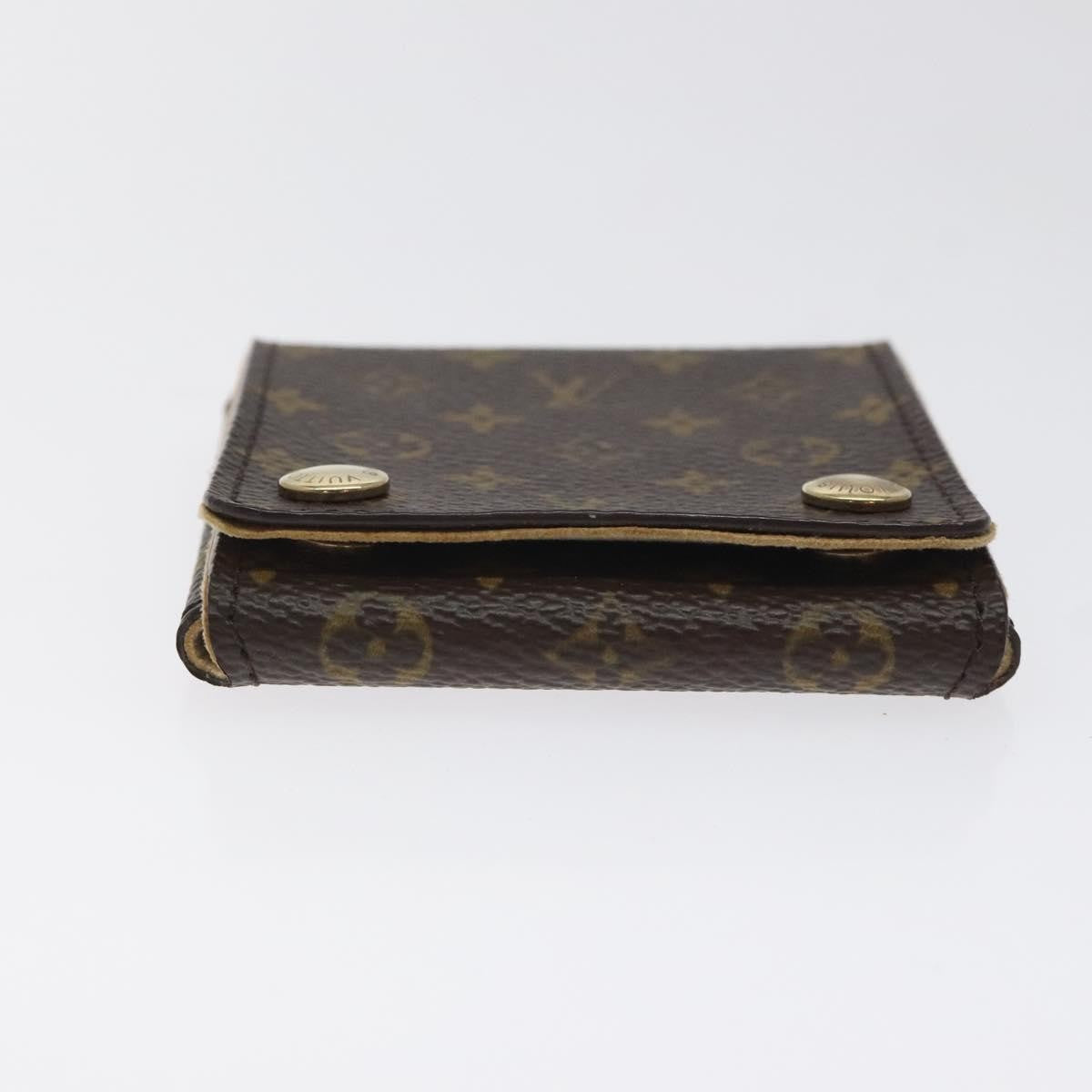 Louis Vuitton CASE JEWELRY BOX Canvas, BROWN, CANVAS, Wallets