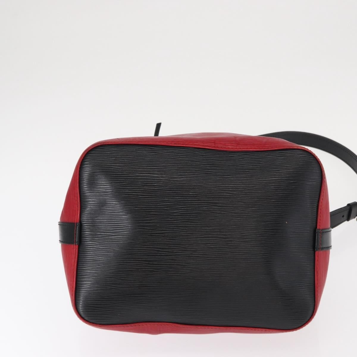 Louis Vuitton Bicolor Petit Noe Handbag Epi Leather, RED, LEATHER, Shoulder bag
