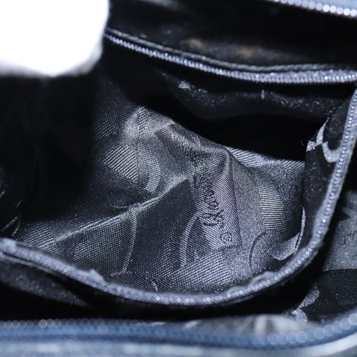 Salvatore Ferragamo Vala Shoulder Bag Leather, NAVY, LEATHER, Shoulder bag