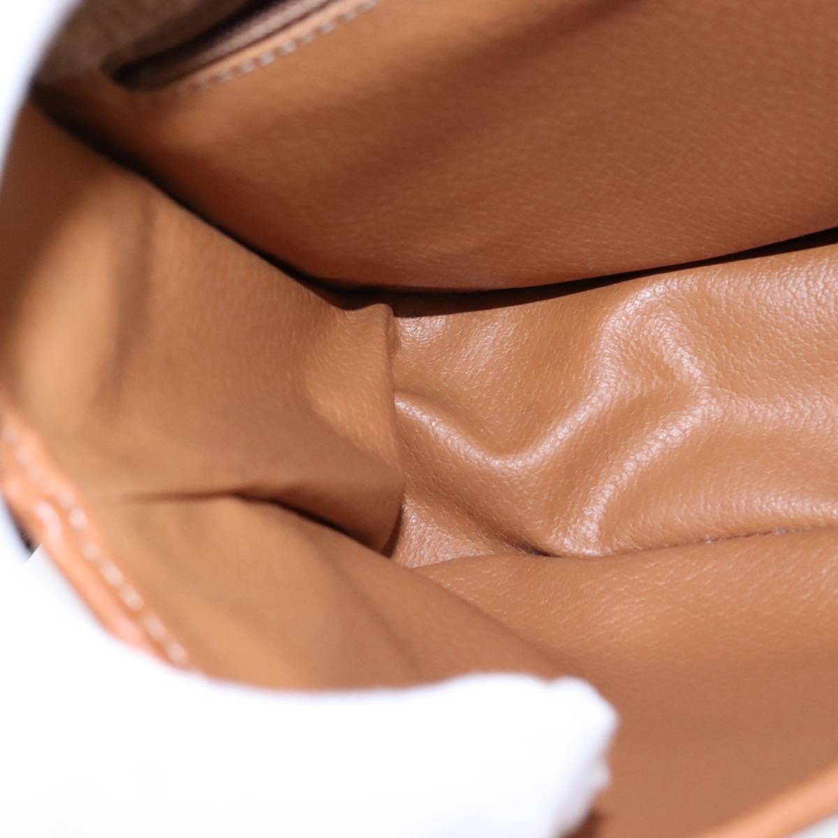 Celine Vintage Macadam Shoulder Bag Canvas, BEIGE, CANVAS, Shoulder bag