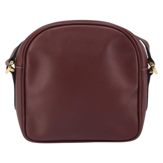 cartier Must de Cartier Shoulder Bag Leather, BURGUNDY, LEATHER, Shoulder bag