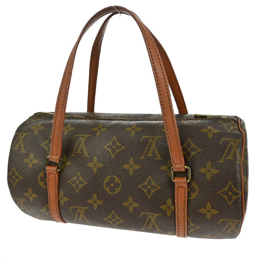 Louis Vuitton Papillon Handbag Monogram Canvas, Brown, Canvas, Handbag