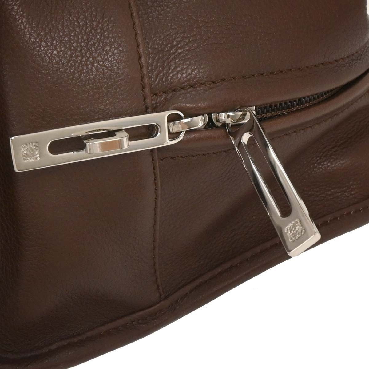 Loewe Amazona Bag Leather, BROWN, LEATHER, Handbag