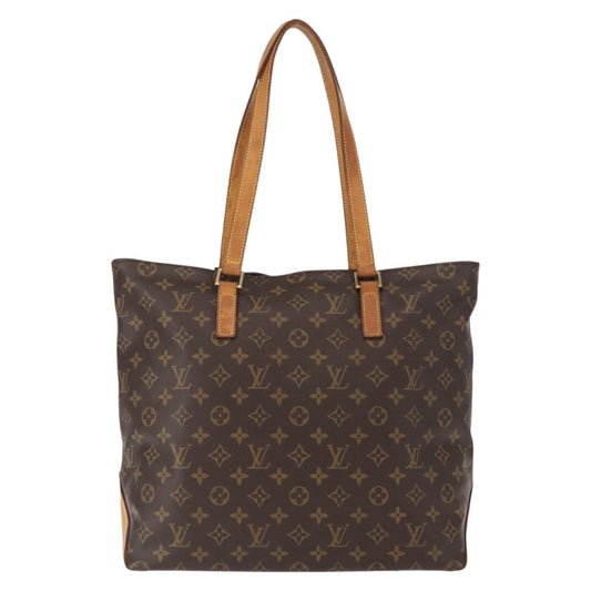 Louis Vuitton Cabas Mezzo Monogram Canvas, BROWN, CANVAS, Tote bag