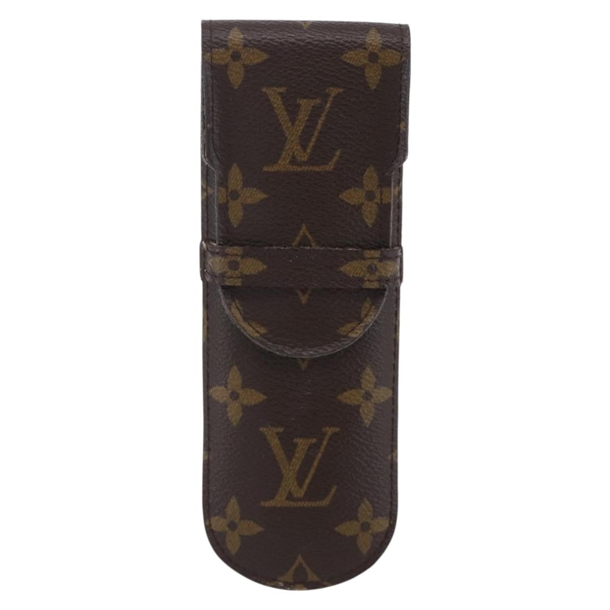 Louis Vuitton Etui à stylo Canvas, BROWN, CANVAS, Clutche & pouche