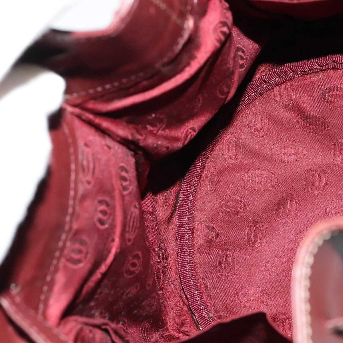 cartier Must de cartier bag Leather, BURGUNDY, LEATHER, Shoulder bag