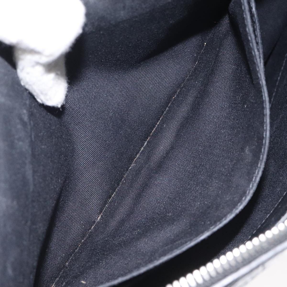 Saint Laurent Zip Pouch Crocodile Embossed Leather, BLACK, LEATHER, Clutche & pouche