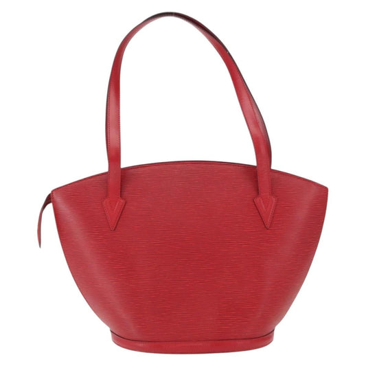 Louis Vuitton Saint Jacques Handbag Epi Leather, RED, LEATHER, Shoulder bag
