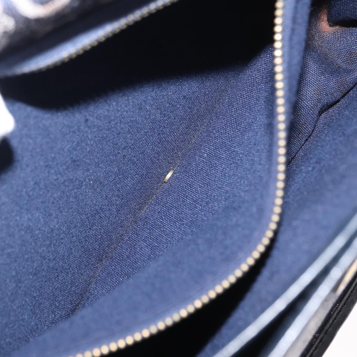 Celine C Sulky Shoulder bag Canvas, NAVY, CANVAS, Shoulder bag