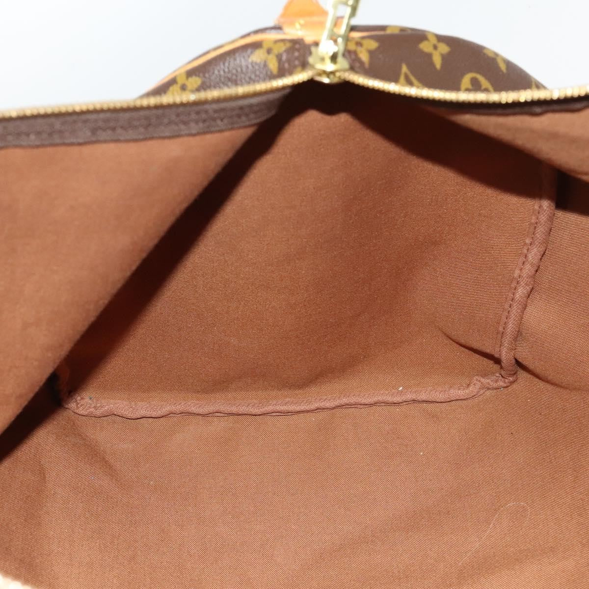 Louis Vuitton Keepall Bag Monogram Canvas, BROWN, CANVAS, Travel bag