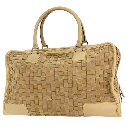 Loewe Amazona Bag Leather, BEIGE, LEATHER, Travel bag